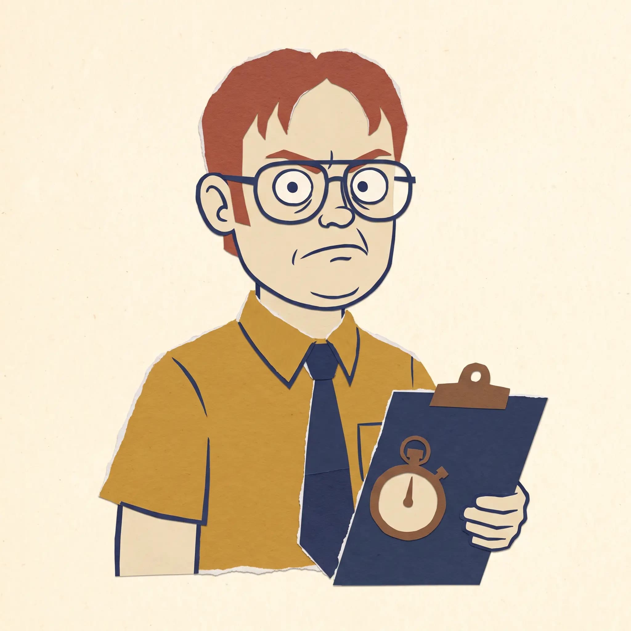 Attendance: Notices everything. Keeps a list. Has a stopwatch.